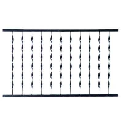 Gilpin Windsor Plus 32 In. H. x 6 Ft. L. Wrought Iron Railing