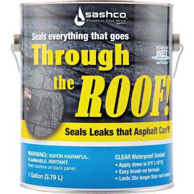 Through the Roof! 1 Gal. Clear Cement & Patching Sealant