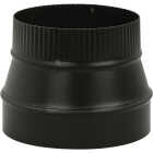 Imperial Single Wall 8 In. - 7 In. 24 ga Black Reducer Image 1